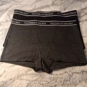Victoria's Secret Men's Charcoal High Waist Boy Shorts 2pair